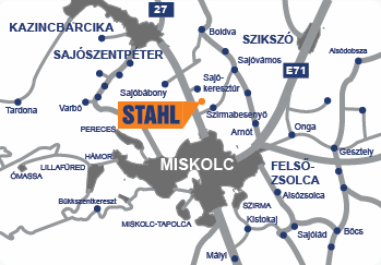 Stahl Kft. a térképen