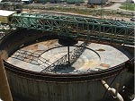 A Klór Üzem: TH-501 A jelű Sóoldat ülepítő tartály felújítás közben